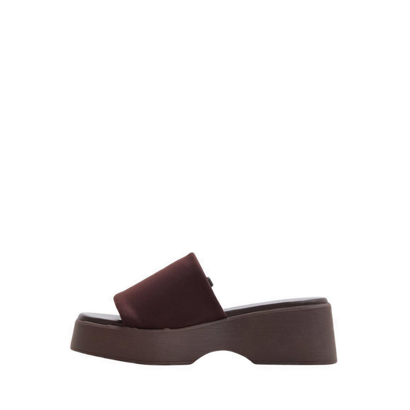 Yassu Women's Wedge Sandals - Dark Brown