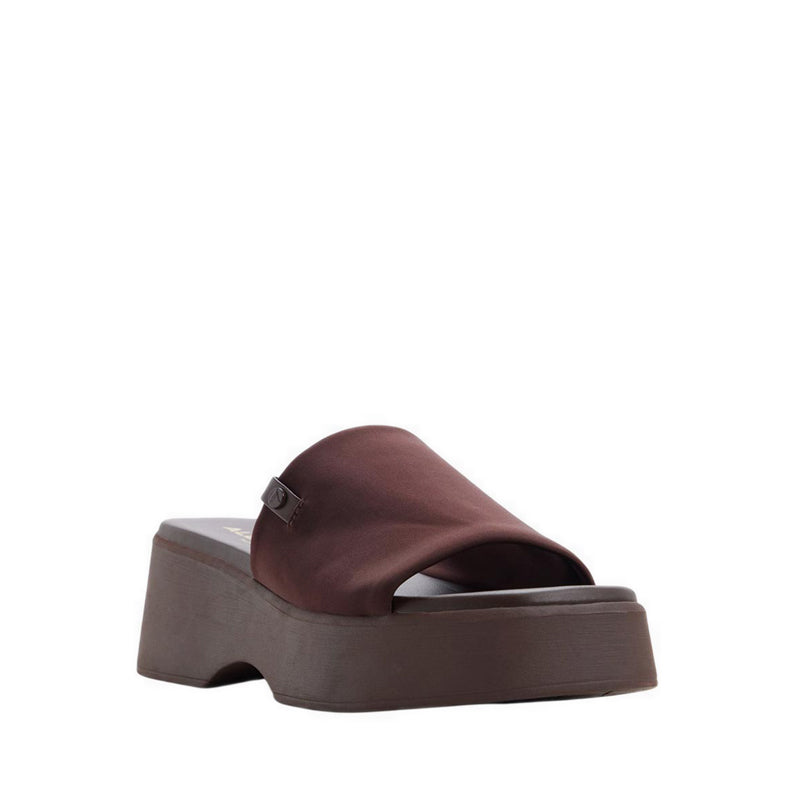Yassu Women's Wedge Sandals - Dark Brown