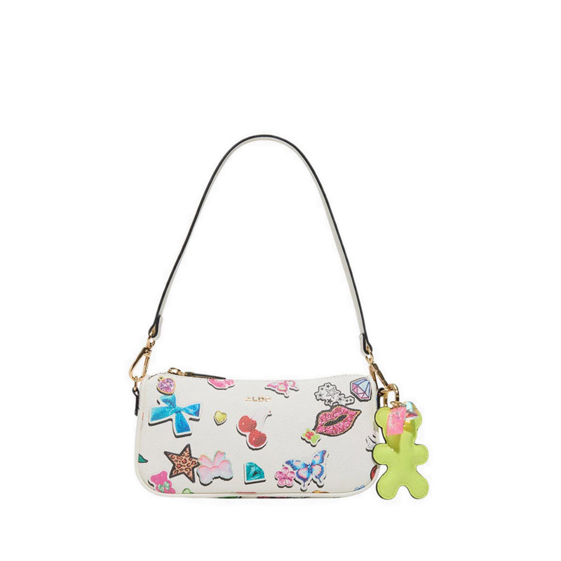 Jellybee Women's Shoulder Bag - White Multi