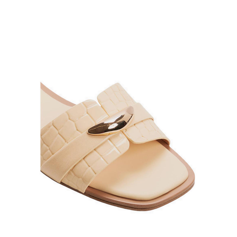 Briela Women's Flat Sandals - Light Yellow