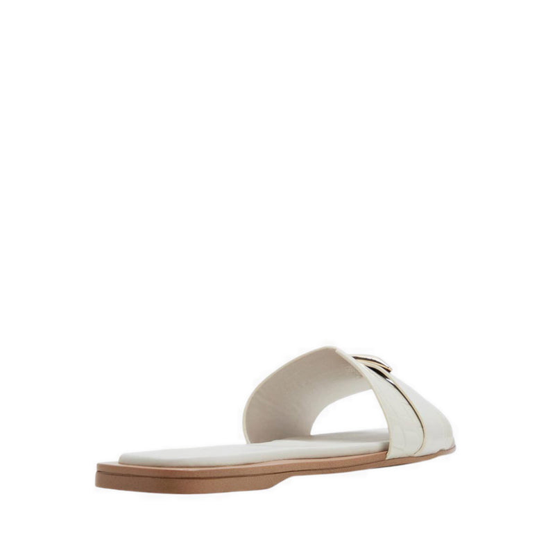 Briela Women's Flat Sandals - White/Bone