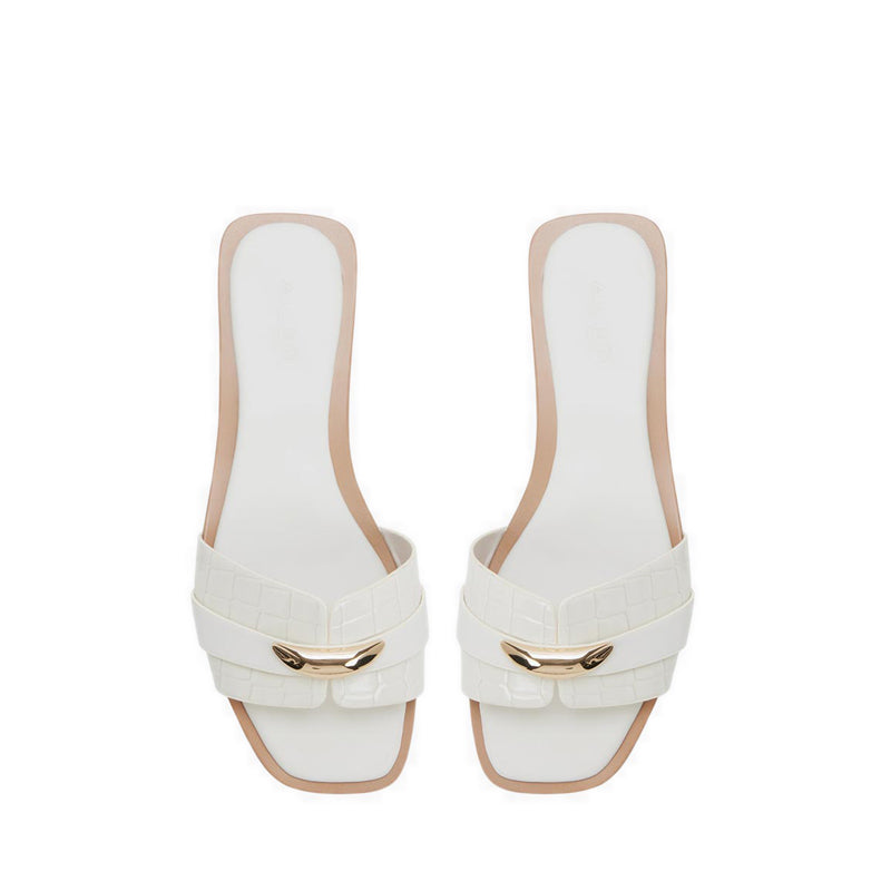 Briela Women's Flat Sandals - White/Bone