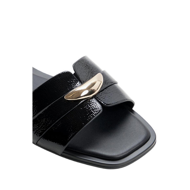 Briela Women's Flat Sandals - Black