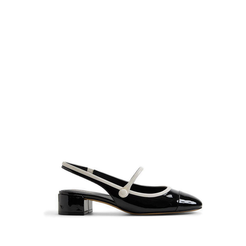 Aggie Women's Heels Black/White