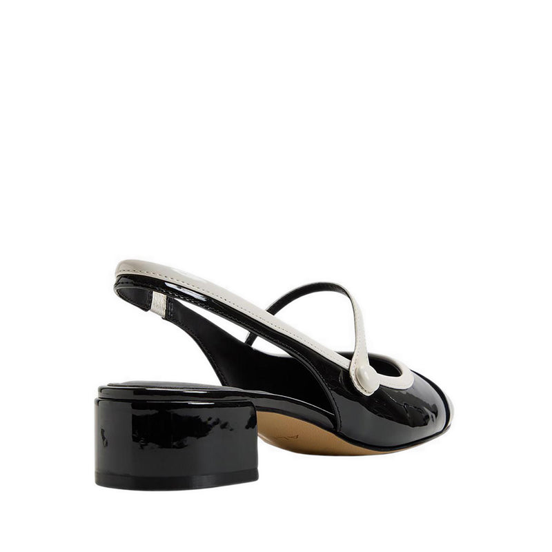 Aggie Women's Heels Black/White