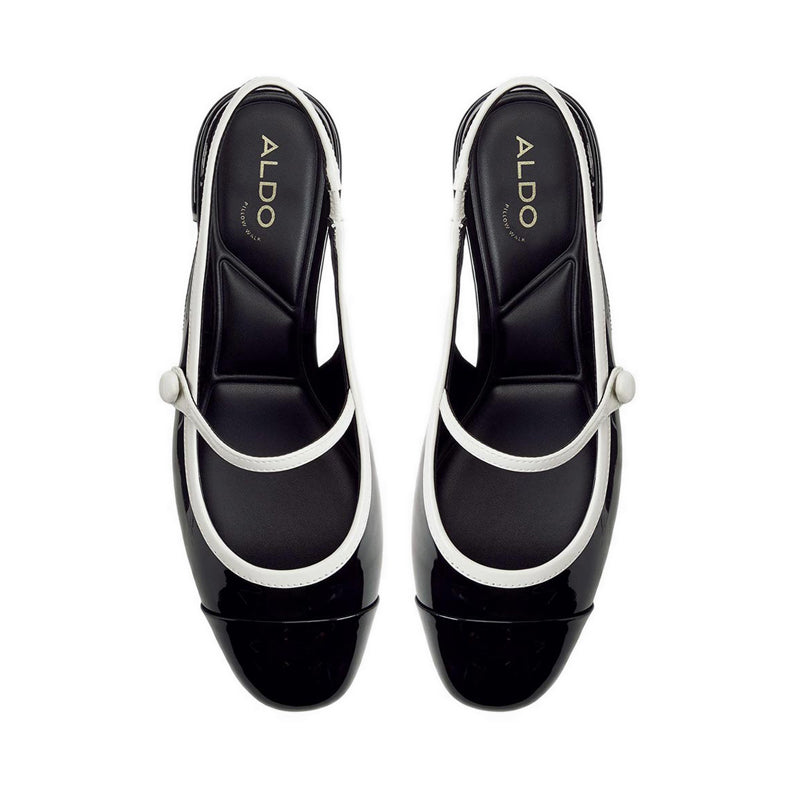 Aggie Women's Heels Black/White