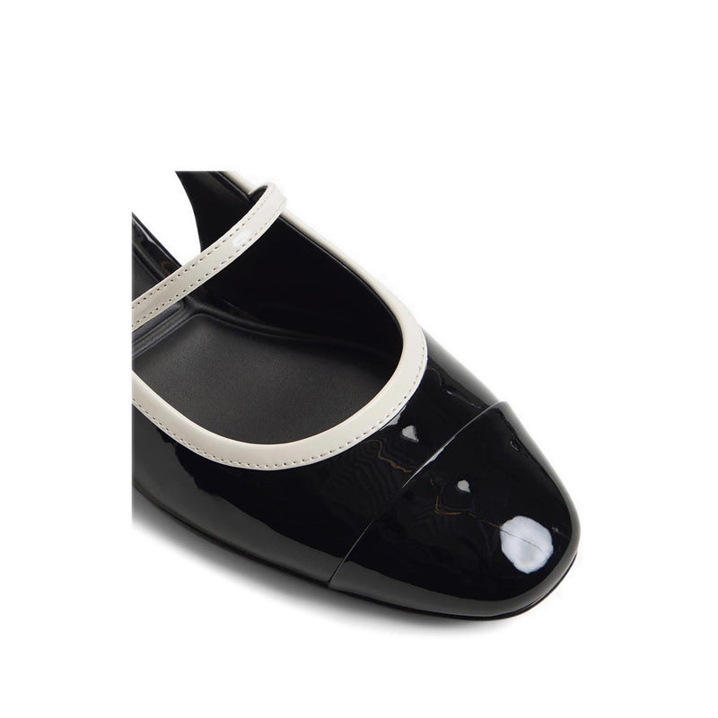 Aggie Women's Heels Black/White