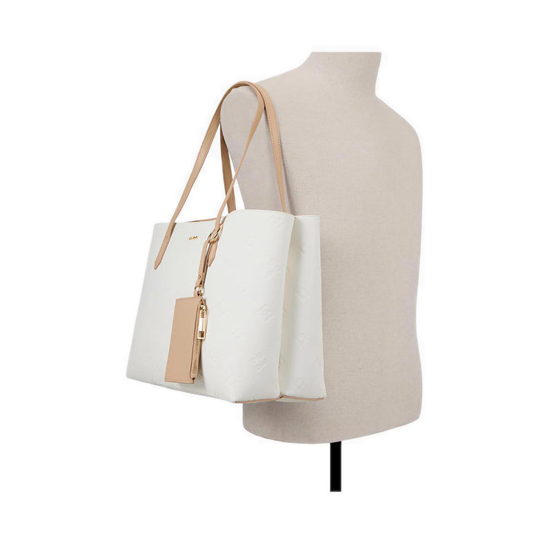 Ysabelle Women's Laptop Bag - White Combo