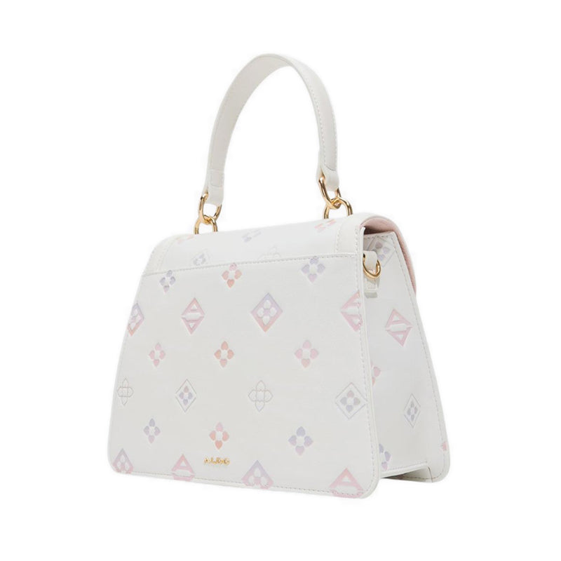Mirreilea Women's Top Handle Bag - White/Print