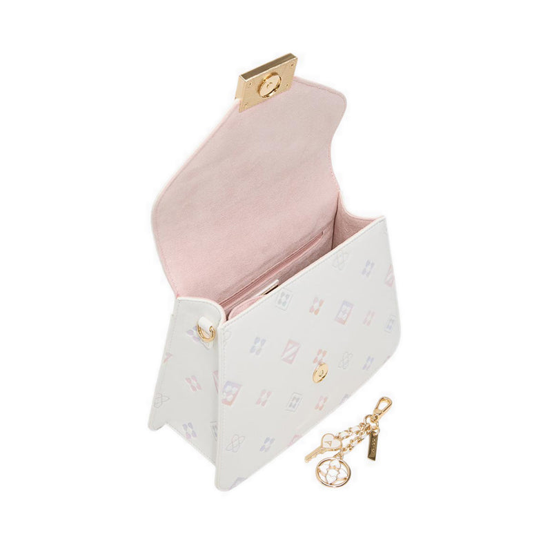 Mirreilea Women's Top Handle Bag - White/Print