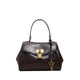 Heartkeepermid Women's Satchel Bag - Medium Brown