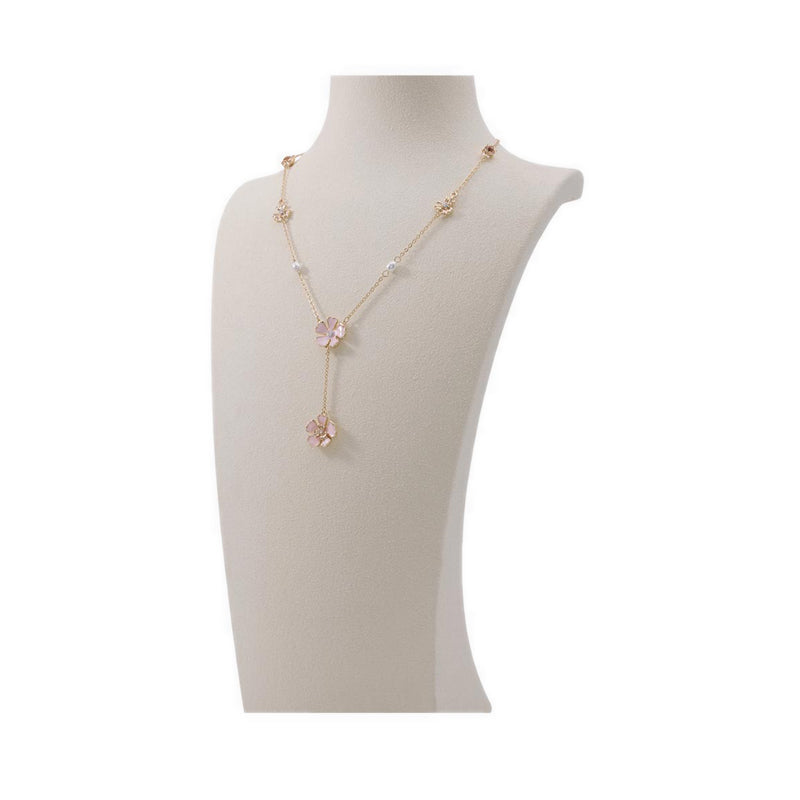 Petalina Women's Necklace - Light Pink