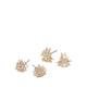 Zadie Women's Earrings - Gold/Clear Multi