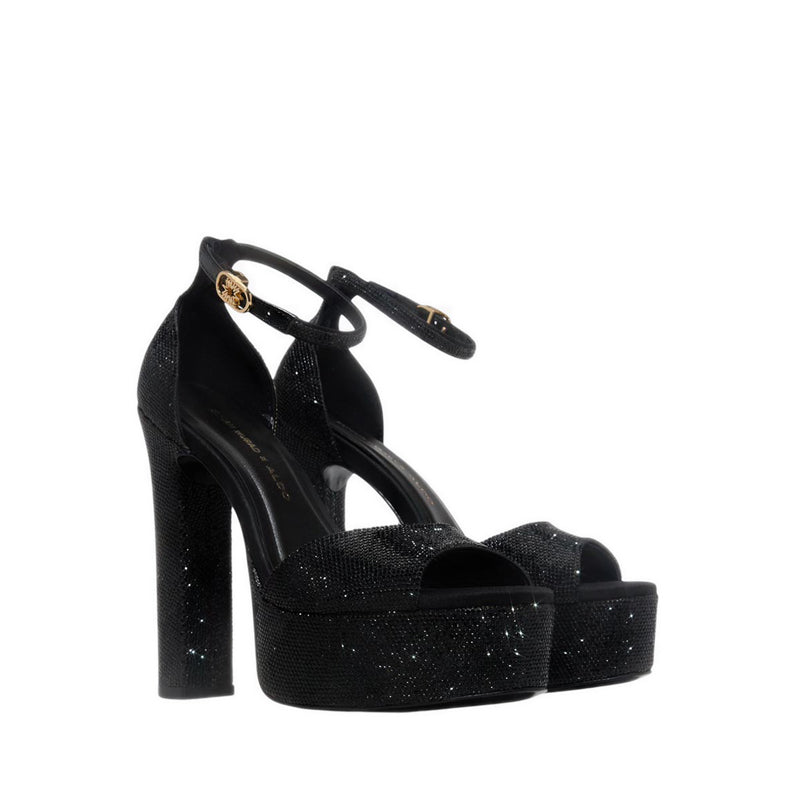 x Zuhair Murad-01 Women's Heeled Sandals - Black