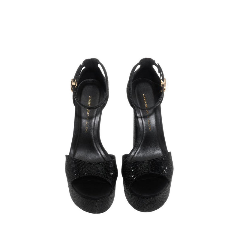 x Zuhair Murad-01 Women's Heeled Sandals - Black