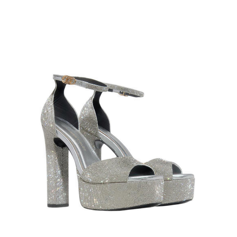 x Zuhair Murad-01 Women's Heeled Sandals - Silver