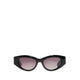 Zuhair Murad x Cat-eye Sunglasses - Black/Gold Multi