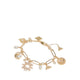 Zuhair Murad x Charm Bracelet - Gold/Clear Multi