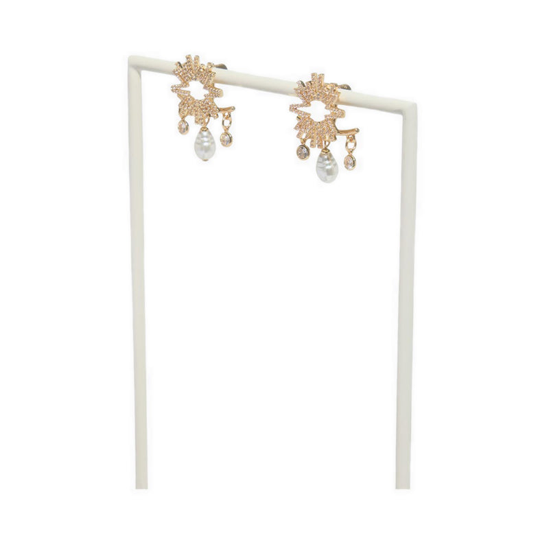 Zuhair Murad x Pearl Earrings - Ice
