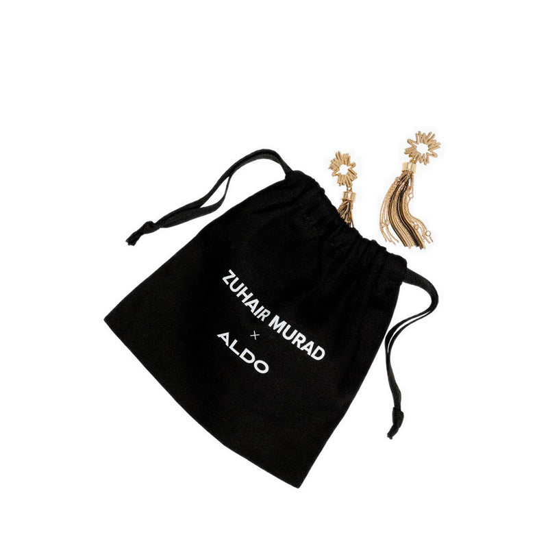 Zuhair Murad x Chandelier Earrings - Black/Gold Multi