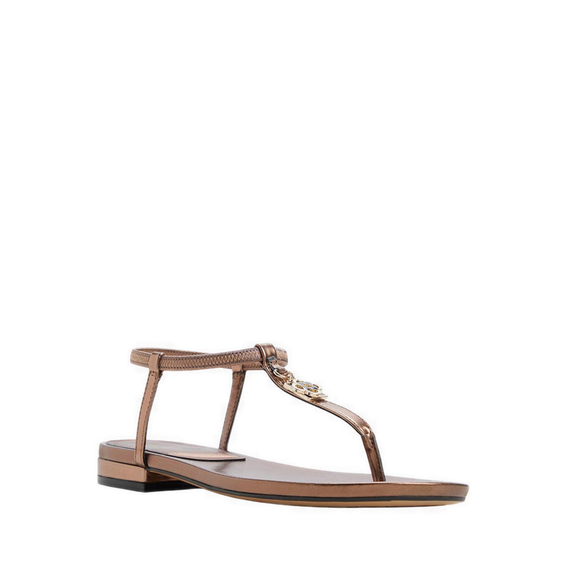 Adwelahar-In Women's Flat Sandals - Bronze