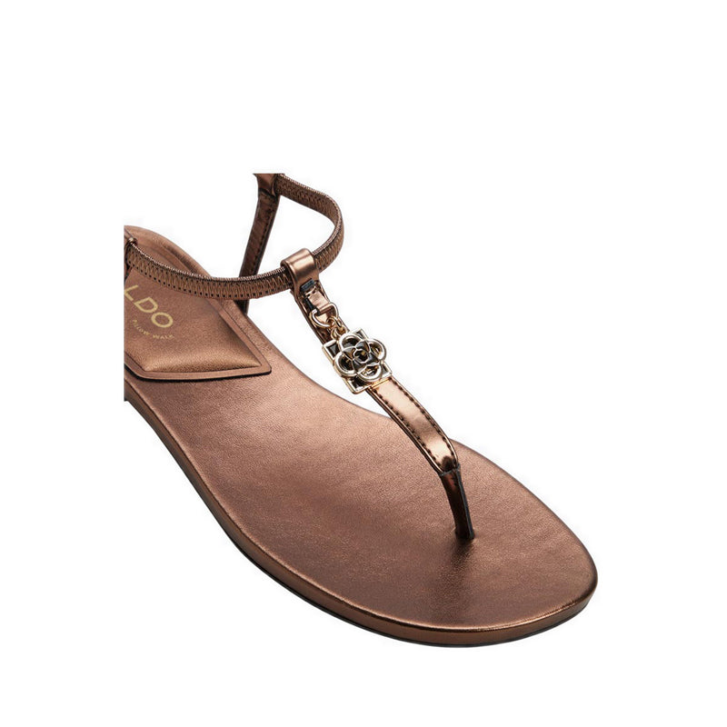 Adwelahar-In Women's Flat Sandals - Bronze