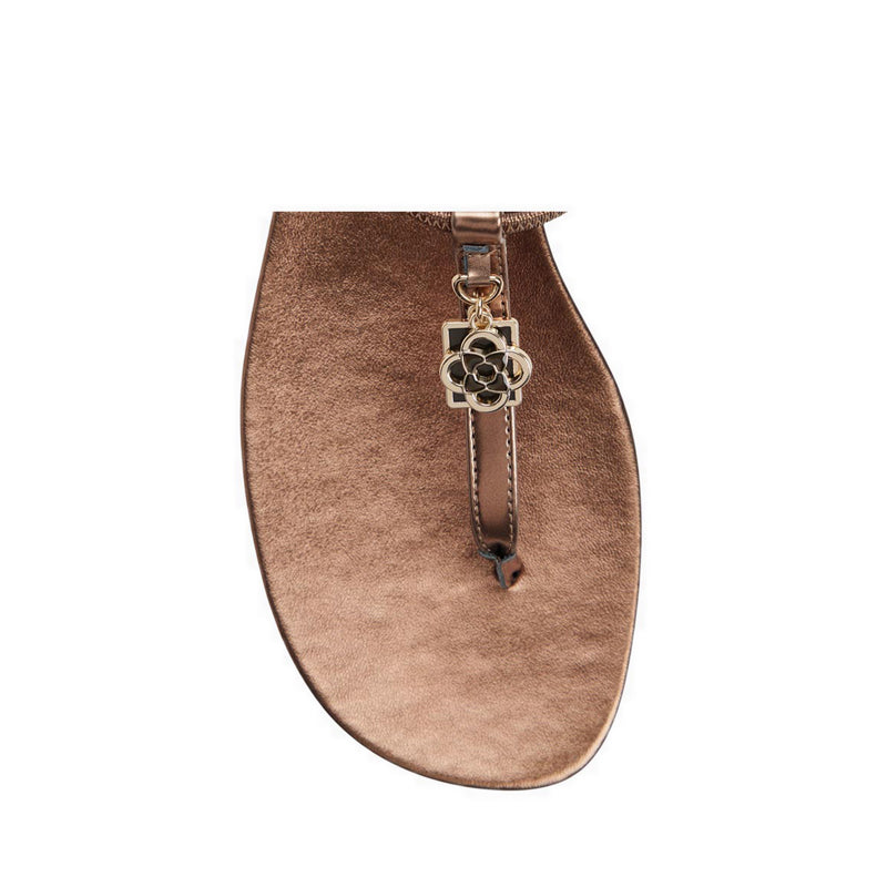 Adwelahar-In Women's Flat Sandals - Bronze