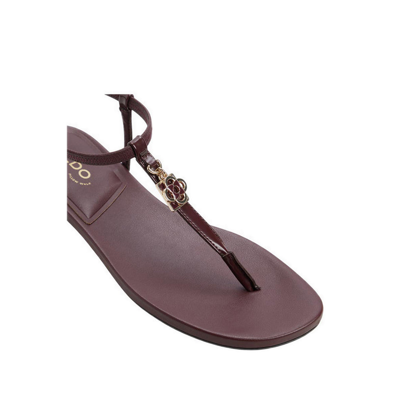 Adwelahar-In Women's Flat Sandals - Bordo