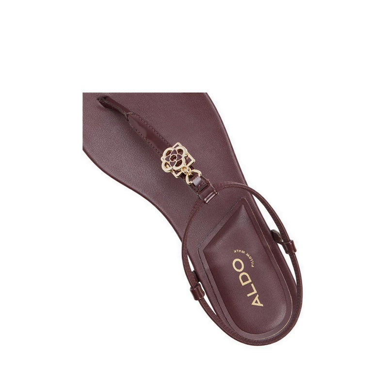 Adwelahar-In Women's Flat Sandals - Bordo