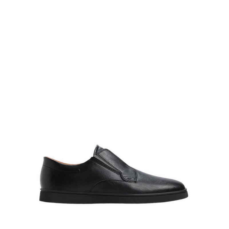 Enio Men's Slip Ons - Black/Black