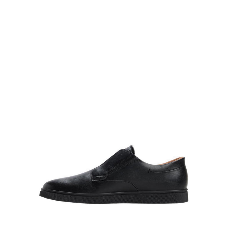 Enio Men's Slip Ons - Black/Black