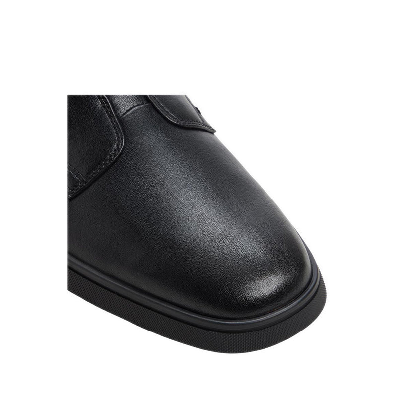 Enio Men's Slip Ons - Black/Black