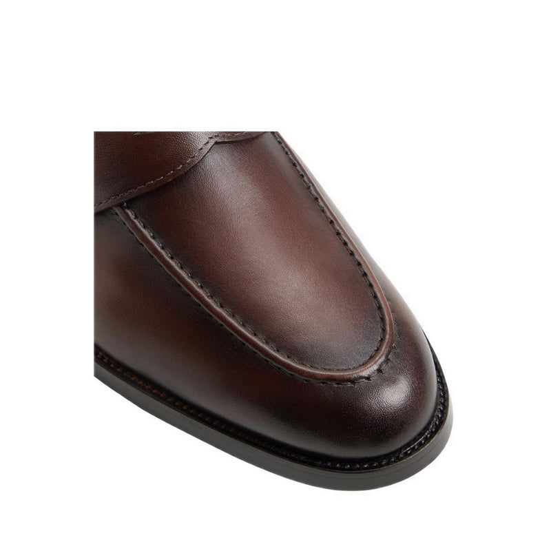 Iven Men's Slip Ons - Dark Brown