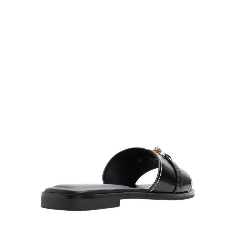 Francea Men's Flat Sandals - Black