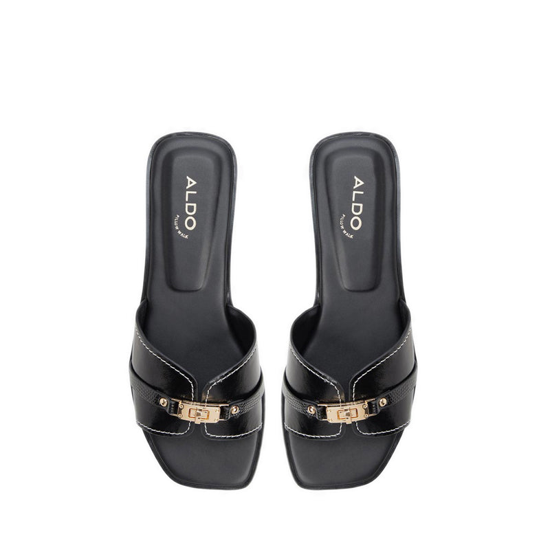 Francea Men's Flat Sandals - Black