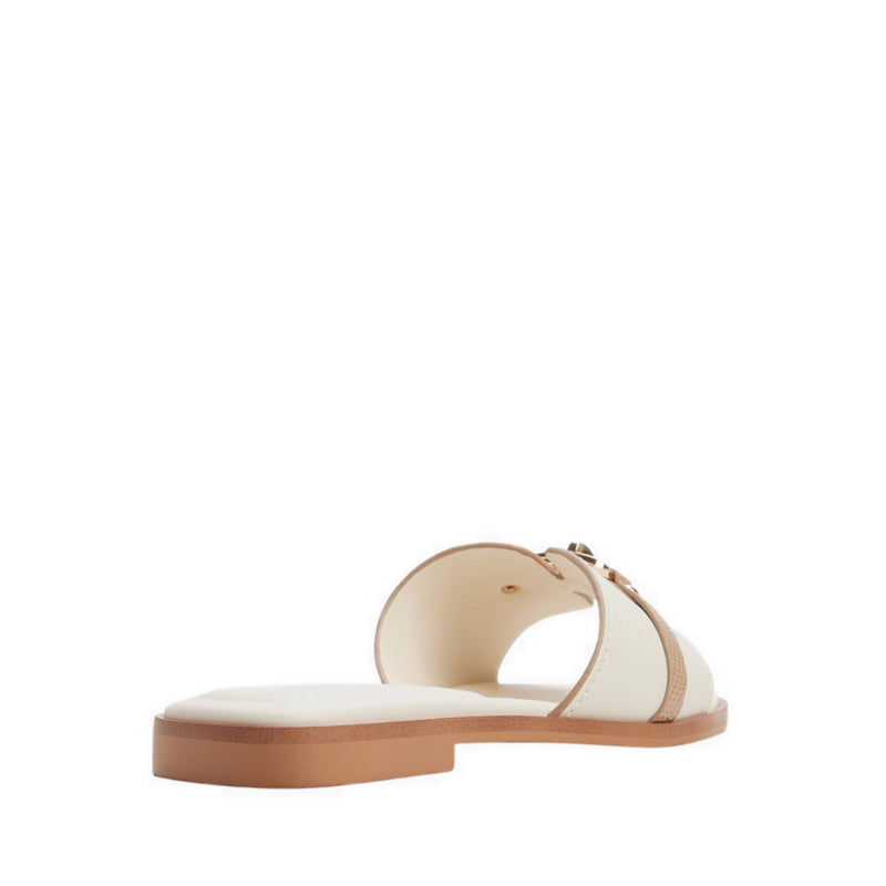 Francea Men's Flat Sandals - Cream