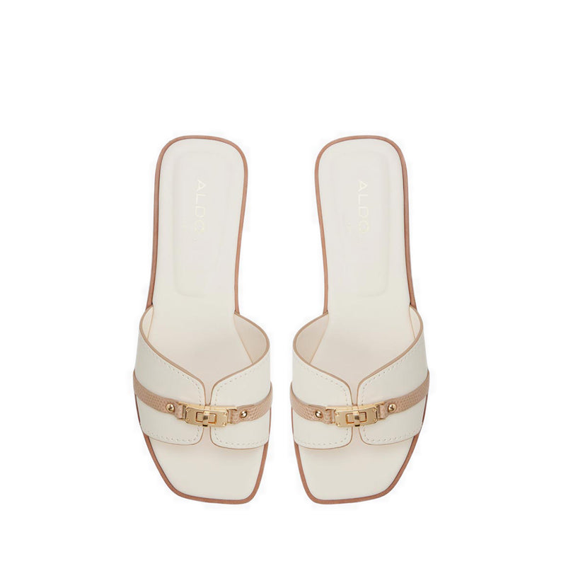Francea Men's Flat Sandals - Cream