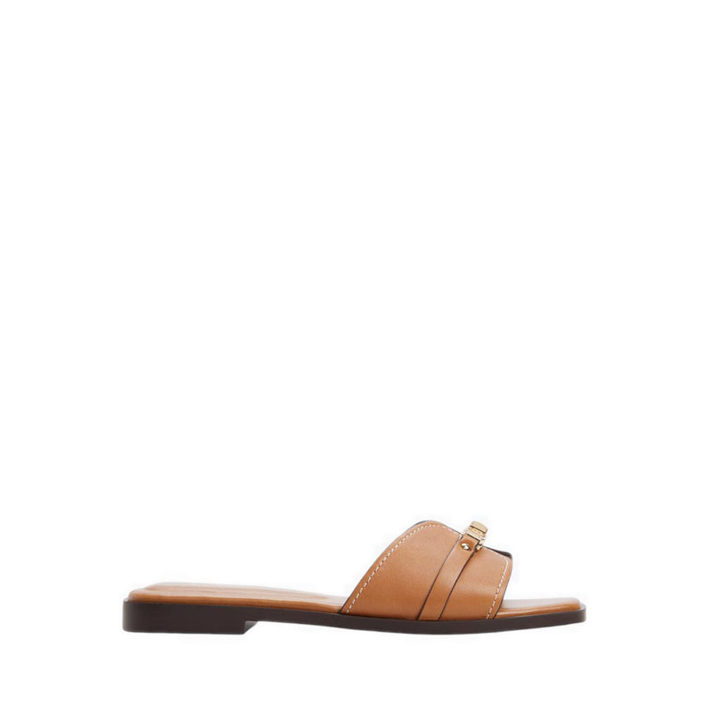 Francea Men's Flat Sandals - Medium Brown