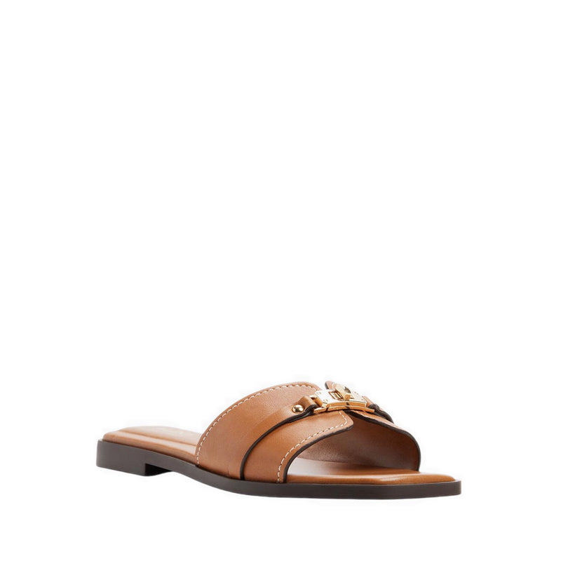 Francea Men's Flat Sandals - Medium Brown