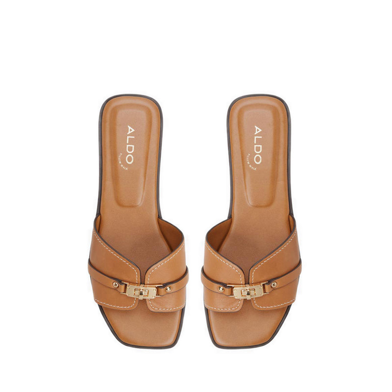 Francea Men's Flat Sandals - Medium Brown