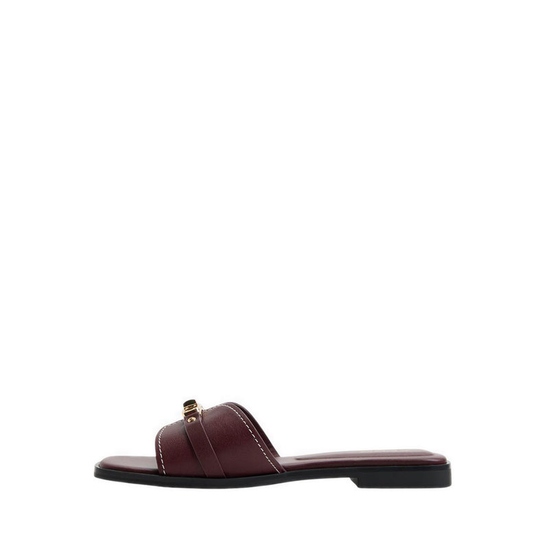 Francea Men's Flat Sandals - Bordo