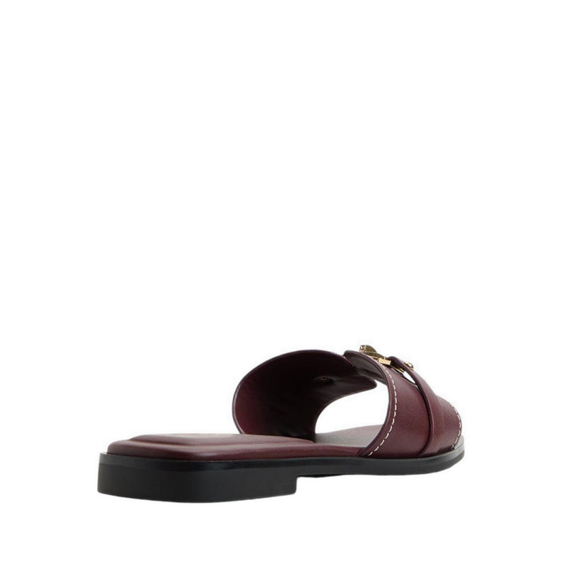 Francea Men's Flat Sandals - Bordo