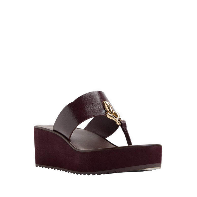 Penelopy Women's Beach Sandals - Burgundy