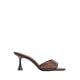 Agatha Women's Heeled Sandals - Dark Brown