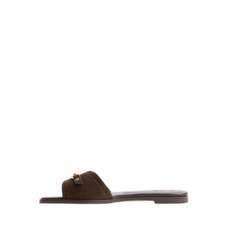 Alo Women's Flat Sandals - Dark Brown