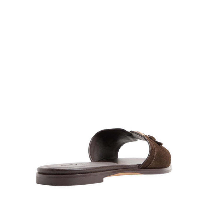 Alo Women's Flat Sandals - Dark Brown