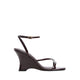 Lexina Women's Heeled Sandals - Burgundy