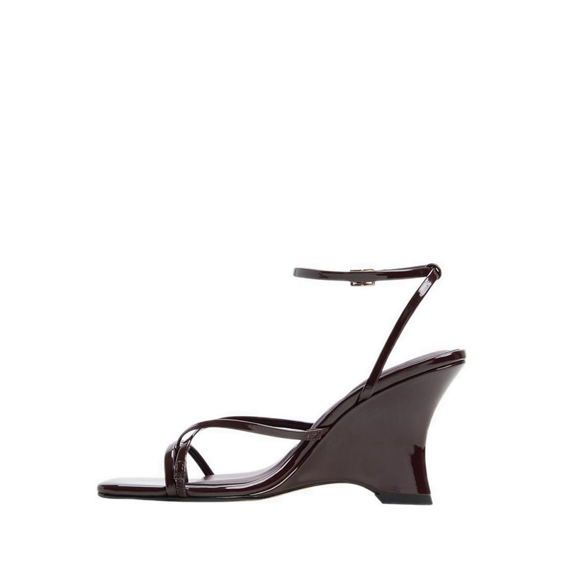 Lexina Women's Heeled Sandals - Burgundy