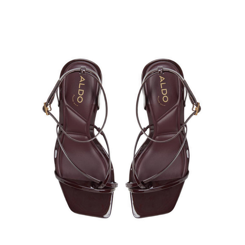 Lexina Women's Heeled Sandals - Burgundy