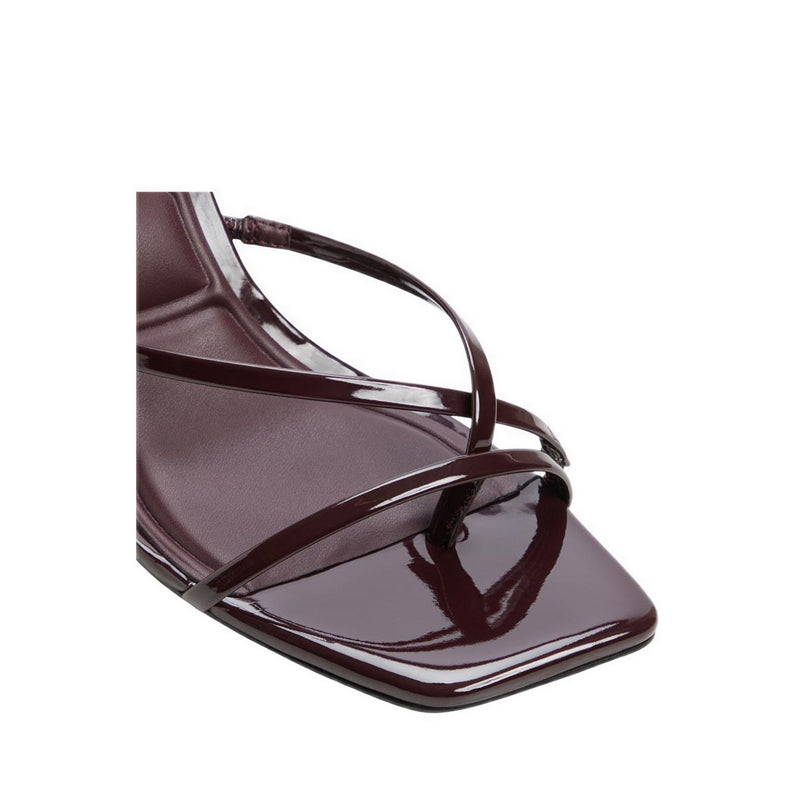 Lexina Women's Heeled Sandals - Burgundy